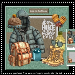 Male card Hiking Mini Kit