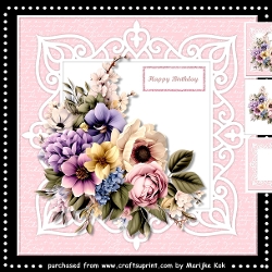 Pastel Flowers Mini Kit