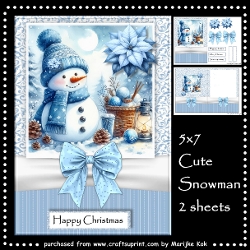 Image of cup423840_936 - 5x7 Cute Snowman
