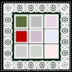 CU Lace Square Toppers
