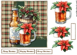 Merry BEERmas Male Quick card