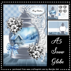 A5 Snow Globe Mini Kit