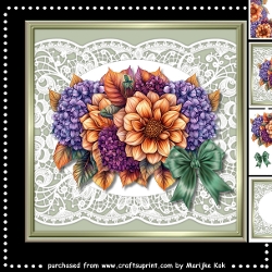Fall Flowers & Lace Mini Kit