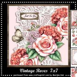 Vintage Roses Mini Kit