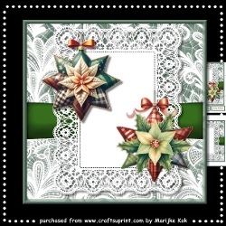 Poinsettia Ornaments Mini Kit