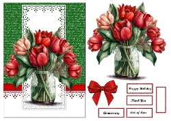 Quick Card Tulips