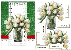 Quick Card Vase Tulips