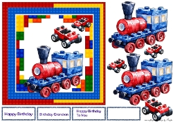 Building Blocks Birthday Boy 1