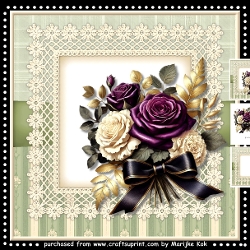Elegant Vintage Roses Mini Kit