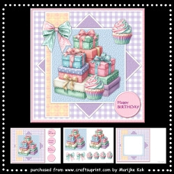 Pastel Party 8x8 Mini Kit