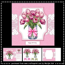 Dutch Tulips 8x8 Mini Kit