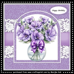 Summer Flowers In Vase Mini Kit
