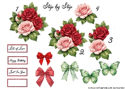 Step by Step Vintage Roses
