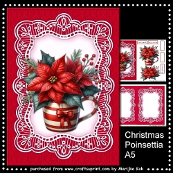 Christmas Poinsettia´s A5 Mini Kit
