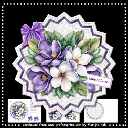 Shaped Topper Magnolia´s  Mini Kit