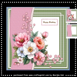 7X7 Summer Flowers Mini Kit