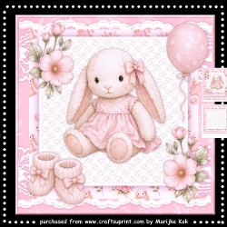 cup1459084_936 - New Baby Girl  BUNNY 7x7 Mini Kit