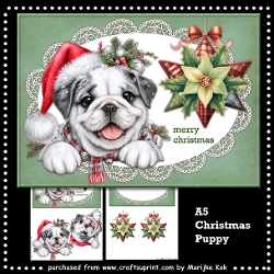 cup1461502_936 - A5  Cute Christmas Puppy Mini Kit   A5