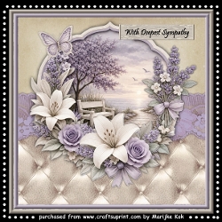 Sympathy LILIES BOUQUET Mini Kit