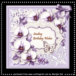 Elegant Orchids  Mini Kit  7x7