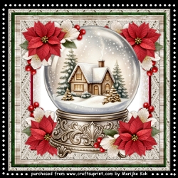 Classic Snowglobe Mini Kit 8x8