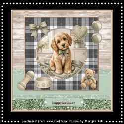 Cute Puppy  Mini Kit 7x7