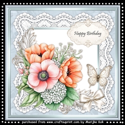 Anemonus And Lace 8x8 Mini Kit