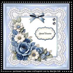 Vintage Roses And Lace   8x8 Mini Kit