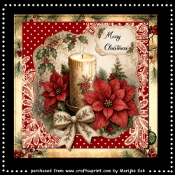 cup1469382_936 - Vintage Christmas Candle 7x7  Mini Kit