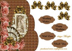 Brown Vintage Lady