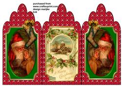 Vintage Christmas Trifold
