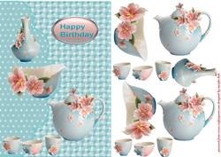 Happy Birthday Blossom Dishes