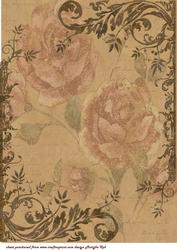 Vintage Roses and Swirls