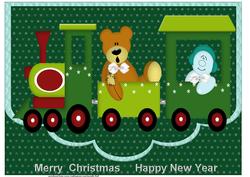 Christmas Train Kids