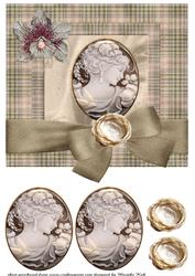 Vintage Lady Cameo