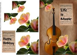 Life is Music Flower
