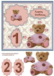 1-2-3- Year Happy Birthday