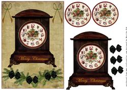 Merry Christmas Clock