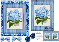 Bleu Flowers