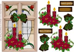 Art Deco Christmas Window