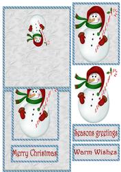 No Hole Over the Edge Snowman
