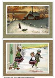 Toppers Vintage Christmas