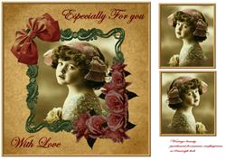 Vintage Beauty Girl