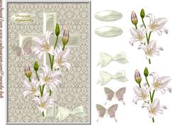Deepest Sympathy Pearl Cross