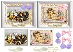 Vintage Flowers and Vintage Baby