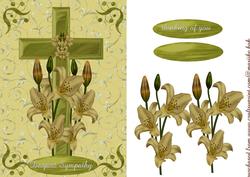 Deepest Sympathy in Old Green