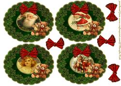 Vintage Toppers Christmas