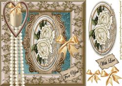 For You with Love in Vintage Bleu