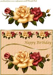 Romantic Roses Envelop