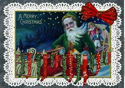 Vintage Santa A4